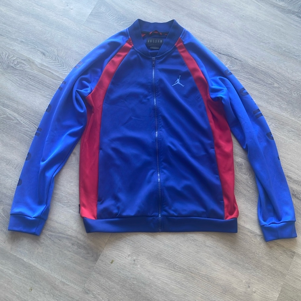 Jordan men’s blue full zip sweatshirt size large